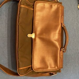 Coach Briefcase Leather & Cordura